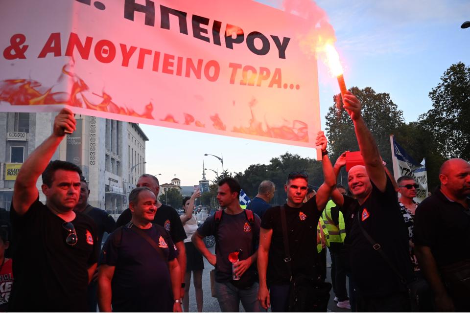 διαμαρτυρια αστυνομικων θεσσαλονικη