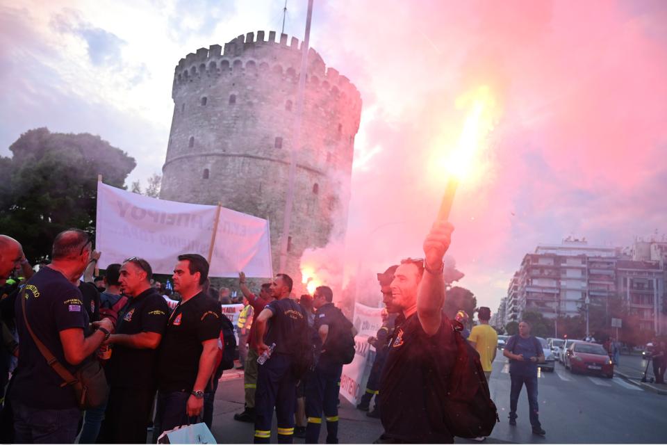 διαμαρτυρια αστυνομικων θεσσαλονικη